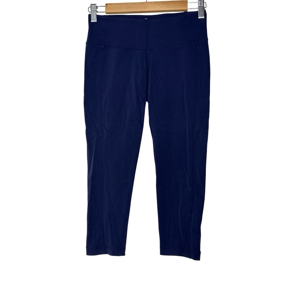 Athleta Leggings Women's XS Navy Blue Athleisure Athletic Yoga Gym Workout‎ - Picture 2 of 6